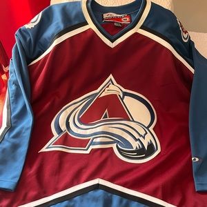 Vintage Colorado Avalanche stitched jersey